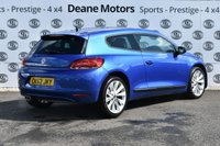 USED 2012 62 VOLKSWAGEN SCIROCCO 2.0 GT DSG 3d 211 BHP ONLY 20K TWO -TONE VIENNA LEATHER INTERIOR