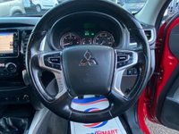 USED 2017 17 MITSUBISHI L200 2.4 DI-D 4WD WARRIOR DCB 178 BHP NO VAT+STUNNING EXAMPLE IN EXCELLENT CONDITION+FULL LEATHER+SATELLITE NAVIGATION+BLUETOOTH+MOUNTAIN ROLL TOP COVER+MOT MARCH 23+READY TO DRIVE AWAY TODAY+FINANCE AND EXTENDED WARRANTY AVAILABLE ON THIS USED VEHICLE!!!!!!
