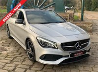 USED 2017 66 MERCEDES-BENZ CLA 2.1 CLA 220 D AMG LINE 4d 174 BHP 2017 MERCEDES CLA AMG-LINE 2.1 DIESEL - AUTOMATIC PADDLE SHIFT GEARBOX - ONLY &pound;20.00 PER YEAR ROAD TAX - 1/2 LEATHER ALCANTARA  INTERIOR - DYNAMIC SELECT - APPLE CAR PLAY/ ANDROID AUTO