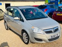 USED 2008 58 VAUXHALL ZAFIRA 2.2 CLUB 16V 5d 154 BHP *** COMING SOON ***