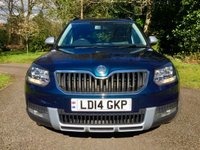 USED 2014 14 SKODA YETI OUTDOOR 1.2 SE TSI DSG 5d AUTO 103 BHP ONLY 20,000 MILES//FULL SERVICE HISTORY//REAR PARK SENSORS//BLUETOOTH 103 BHP ONLY 20,000 MILES//FULL SERVICE HISTORY//REAR PARK SENSORS//BLUETOOTH