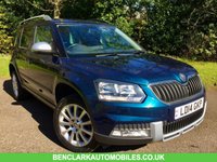 USED 2014 14 SKODA YETI OUTDOOR 1.2 SE TSI DSG 5d AUTO 103 BHP ONLY 20,000 MILES//FULL SERVICE HISTORY//REAR PARK SENSORS//BLUETOOTH 103 BHP ONLY 20,000 MILES//FULL SERVICE HISTORY//REAR PARK SENSORS//BLUETOOTH