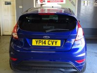 USED 2014 14 FORD FIESTA 1.6 ZETEC S TDCI 3d 94 BHP SATNAV.......EXCELLENT HISTORY