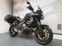 USED 2009 09 KAWASAKI VERSYS 650 A9F  PANNIERS & BLACK WIDDOW EXHAUST