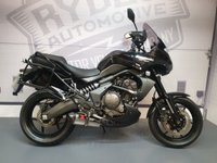 USED 2009 09 KAWASAKI VERSYS 650 A9F  PANNIERS & BLACK WIDDOW EXHAUST