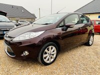 USED 2009 09 FORD FIESTA 1.2 ZETEC 5d 81 BHP Stunning 5 door Fiesta in Cherry Morello Metallic