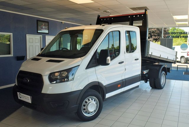 2020 20 Ford Transit 2.0 350 LEADER ECOBLUE 129 BHP RWD TIPPER TWIN REAR WHEEL 