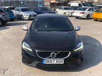 USED 2017 67 VOLVO V40 2.0 D3 R-DESIGN PRO 5d 148 BHP 2 KEYS+1 OWNER FROM NEW+CLIMATE CONTROL+NAVIGATION+LEATHER R DESIGN SEATS+WINTER PACK PLUS+18"ALLOYS+PRIVACY GLASS+PARKING SENSORS+MEDIA+USB+AUX+DAB+BLUETOOTH