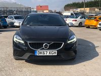 USED 2017 67 VOLVO V40 2.0 D3 R-DESIGN PRO 5d 148 BHP 2 KEYS+1 OWNER FROM NEW+CLIMATE CONTROL+NAVIGATION+LEATHER R DESIGN SEATS+WINTER PACK PLUS+18"ALLOYS+PRIVACY GLASS+PARKING SENSORS+MEDIA+USB+AUX+DAB+BLUETOOTH