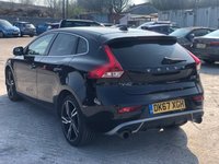 USED 2017 67 VOLVO V40 2.0 D3 R-DESIGN PRO 5d 148 BHP 2 KEYS+1 OWNER FROM NEW+CLIMATE CONTROL+NAVIGATION+LEATHER R DESIGN SEATS+WINTER PACK PLUS+18"ALLOYS+PRIVACY GLASS+PARKING SENSORS+MEDIA+USB+AUX+DAB+BLUETOOTH