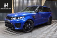 USED 2018 67 LAND ROVER RANGE ROVER SPORT 5.0 V8 SVR 5d 543 BHP 12 MONTH WARRANTY, FULL LRSH
