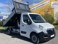 USED 2016 66 VAUXHALL MOVANO 2.3 F3500 L2H1 CDTI TIPPER 125 BHP + TOOL BOX 