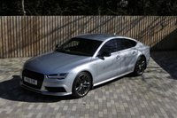 USED 2018 18 AUDI A7 3.0 SPORTBACK TDI QUATTRO BLACK EDITION 5d 315 BHP HUGE SPEC & BLACK ED.