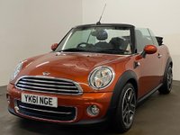 USED 2011 61 MINI CONVERTIBLE 1.6 COOPER 2d 122 BHP Hosting 5 star Optional Equipment