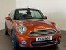 USED 2011 61 MINI CONVERTIBLE 1.6 COOPER 2d 122 BHP Hosting 5 star Optional Equipment
