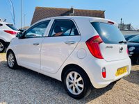 USED 2012 KIA PICANTO 1.0 2 5d 68 BHP FSH - Zero Road Tax - Superb Bright White Picanto