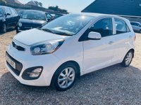 USED 2012 KIA PICANTO 1.0 2 5d 68 BHP FSH - Zero Road Tax - Superb Bright White Picanto