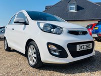 USED 2012 KIA PICANTO 1.0 2 5d 68 BHP FSH - Zero Road Tax - Superb Bright White Picanto