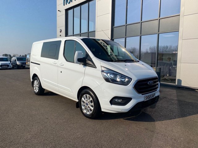 2018 68 Ford Transit Custom 2.0 300 LIMITED DCIV 6 SEATS 170PS 