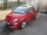 USED 2019 68 FIAT 500C 1.2 CONVERTIBLE LOUNGE 2d 69 BHP NEW SHAPE Full Main Dealer Service History, One Owner, MOT until January 2023, Convertible, Great fuel economy!