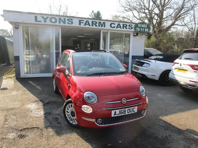 2019 68 Fiat 500c 1.2 CONVERTIBLE LOUNGE 2d 69 BHP NEW SHAPE
