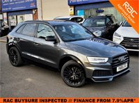 USED 2018 18 AUDI Q3 2.0 TFSI QUATTRO BLACK EDITION 5d 178 BHP >> NEW PIRELLI AO TYRES FITTED <<