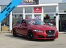 USED 2014 14 JAGUAR XF 3.0 D V6 S PORTFOLIO 4d 275 BHP Finished in ITALIAN RACING RED with contrasting EBONY CLIMATE LEATHER. If you want a quick and fun to drive big executive saloon that is packed with high spec then look no further. To put in simply this Jaguar XF is the best driving car in its class. Features include Black Pack, 20" Alloys, Sat Nav, Heated Climate memory seats, DAB, Cruise, Meridian Speakers, Rear Camera and more. Dealer serviced at 15096 miles, 22837 miles, 27943 miles, 34990 miles, 43870 miles, 56119 miles and at 70107 miles.
