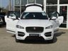 USED 2019 19 JAGUAR F-PACE 2.0 R-SPORT 5d 161 BHP Finished in FUJI WHITE with contrasting HEATED LEATHER. The Jaguar F-Pace is a large, stylish family car and one of the few SUVs on sale that is genuinely good fun to drive. It has a host of features that include Sat Nav, 19" Alloys, Heated Leather Trim, DAB Radio, Power rear Boot, Alloys, Cruise Control and much more. Dealer serviced at 20821 miles, 41978 miles and at 63236 miles.