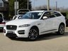 USED 2019 19 JAGUAR F-PACE 2.0 R-SPORT 5d 161 BHP Finished in FUJI WHITE with contrasting HEATED LEATHER. The Jaguar F-Pace is a large, stylish family car and one of the few SUVs on sale that is genuinely good fun to drive. It has a host of features that include Sat Nav, 19" Alloys, Heated Leather Trim, DAB Radio, Power rear Boot, Alloys, Cruise Control and much more. Dealer serviced at 20821 miles, 41978 miles and at 63236 miles.