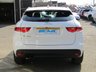 USED 2019 19 JAGUAR F-PACE 2.0 R-SPORT 5d 161 BHP Finished in FUJI WHITE with contrasting HEATED LEATHER. The Jaguar F-Pace is a large, stylish family car and one of the few SUVs on sale that is genuinely good fun to drive. It has a host of features that include Sat Nav, 19" Alloys, Heated Leather Trim, DAB Radio, Power rear Boot, Alloys, Cruise Control and much more. Dealer serviced at 20821 miles, 41978 miles and at 63236 miles.
