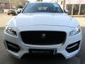 USED 2019 19 JAGUAR F-PACE 2.0 R-SPORT 5d 161 BHP Finished in FUJI WHITE with contrasting HEATED LEATHER. The Jaguar F-Pace is a large, stylish family car and one of the few SUVs on sale that is genuinely good fun to drive. It has a host of features that include Sat Nav, 19" Alloys, Heated Leather Trim, DAB Radio, Power rear Boot, Alloys, Cruise Control and much more. Dealer serviced at 20821 miles, 41978 miles and at 63236 miles.