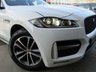 USED 2019 19 JAGUAR F-PACE 2.0 R-SPORT 5d 161 BHP Finished in FUJI WHITE with contrasting HEATED LEATHER. The Jaguar F-Pace is a large, stylish family car and one of the few SUVs on sale that is genuinely good fun to drive. It has a host of features that include Sat Nav, 19" Alloys, Heated Leather Trim, DAB Radio, Power rear Boot, Alloys, Cruise Control and much more. Dealer serviced at 20821 miles, 41978 miles and at 63236 miles.