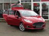 USED 2015 65 FORD FIESTA 1.5 TITANIUM X TDCI 5d 94 BHP Finished in CANDY RED MET with contrasting GREY FULL HEATED LEATHER trim. This Fiesta is a small family 5 door car that you can really enjoy driving. Economical and cheap to run, stylish to look at and some great features. Includes, SAT NAV, Heated Leather, Rear Camera, B/Tooth, Alloys, Climate, Heated front Screen and much more, makes this a must for the small family. Dealer serviced at 9516 miles, 21450 miles, 33100 miles, 41460 miles, 47803miles, 49648 miles and at 50492 miles.