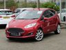 USED 2015 65 FORD FIESTA 1.5 TITANIUM X TDCI 5d 94 BHP Finished in CANDY RED MET with contrasting GREY FULL HEATED LEATHER trim. This Fiesta is a small family 5 door car that you can really enjoy driving. Economical and cheap to run, stylish to look at and some great features. Includes, SAT NAV, Heated Leather, Rear Camera, B/Tooth, Alloys, Climate, Heated front Screen and much more, makes this a must for the small family. Dealer serviced at 9516 miles, 21450 miles, 33100 miles, 41460 miles, 47803miles, 49648 miles and at 50492 miles.