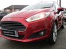 USED 2015 65 FORD FIESTA 1.5 TITANIUM X TDCI 5d 94 BHP Finished in CANDY RED MET with contrasting GREY FULL HEATED LEATHER trim. This Fiesta is a small family 5 door car that you can really enjoy driving. Economical and cheap to run, stylish to look at and some great features. Includes, SAT NAV, Heated Leather, Rear Camera, B/Tooth, Alloys, Climate, Heated front Screen and much more, makes this a must for the small family. Dealer serviced at 9516 miles, 21450 miles, 33100 miles, 41460 miles, 47803miles, 49648 miles and at 50492 miles.