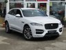 USED 2017 67 JAGUAR F-PACE 2.0 R-SPORT AWD 5d 238 BHP Finished in FUJI WHITE with contrasting FULL HEATED LEATHER TRIM. The Jaguar F-Pace is a large, stylish family car and one of the few SUVs on sale that is genuinely good fun to drive. It has a host of features that include Sat Nav, Heated Leather, DAB Radio, Power rear Boot, Rear View Camera 19" ALLOYS and much more. Beadles Jaguar, Sidcup Dealer serviced at 8 miles and just serviced on arrival at EMC.