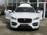 USED 2017 67 JAGUAR F-PACE 2.0 R-SPORT AWD 5d 238 BHP Finished in FUJI WHITE with contrasting FULL HEATED LEATHER TRIM. The Jaguar F-Pace is a large, stylish family car and one of the few SUVs on sale that is genuinely good fun to drive. It has a host of features that include Sat Nav, Heated Leather, DAB Radio, Power rear Boot, Rear View Camera 19" ALLOYS and much more. Beadles Jaguar, Sidcup Dealer serviced at 8 miles and just serviced on arrival at EMC.