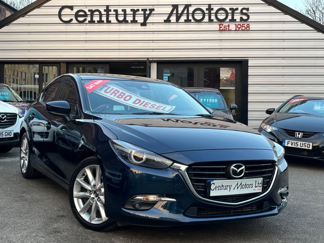2017 17 Mazda 3 2.2 SKYACTIV-D Sport (NAV) 5dr - LEATHER