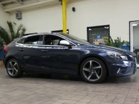 USED 2014 64 VOLVO V40 1.6 D2 R-DESIGN LUX NAV 5d 113 BHP &pound;0 ROAD TAX SAT NAV SUNROOF HEATED LEATHER ELECTRIC MEMORY SEATS
