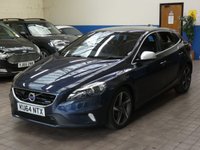USED 2014 64 VOLVO V40 1.6 D2 R-DESIGN LUX NAV 5d 113 BHP &pound;0 ROAD TAX SAT NAV SUNROOF HEATED LEATHER ELECTRIC MEMORY SEATS