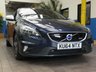 USED 2014 64 VOLVO V40 1.6 D2 R-DESIGN LUX NAV 5d 113 BHP &pound;0 ROAD TAX SAT NAV SUNROOF HEATED LEATHER ELECTRIC MEMORY SEATS