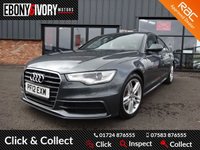 USED 2012 12 AUDI A6 2.0 TDI S LINE 4d 175 BHP EXCELLENT EXAMPLE+FULLY SERVICED+1 YEAR MOT+BREAKDOWN COVER