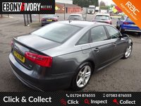 USED 2012 12 AUDI A6 2.0 TDI S LINE 4d 175 BHP EXCELLENT EXAMPLE+FULLY SERVICED+1 YEAR MOT+BREAKDOWN COVER