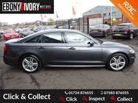 USED 2012 12 AUDI A6 2.0 TDI S LINE 4d 175 BHP EXCELLENT EXAMPLE+FULLY SERVICED+1 YEAR MOT+BREAKDOWN COVER