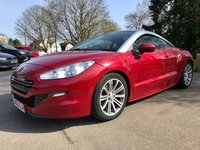 USED 2013 63 PEUGEOT RCZ 1.6 THP SPORT 2d 200 BHP Great Specification RCZ With Full Service History !