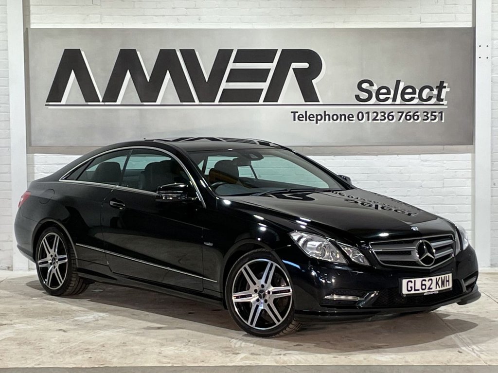 USED 2012 62 MERCEDES-BENZ E-CLASS 2.1 E250 CDI BLUEEFFICIENCY SPORT 2d 204 BHP 