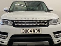 USED 2014 64 LAND ROVER RANGE ROVER SPORT 3.0 SDV6 HSE 5d 288 BHP Spectacular Range Rover Sport extremely well cared for complete service record within Landrover dealership Listers, cam belt replaced within the schedule, panoramic electric sliding  roof, cirrus full leather, in stock and ready for FREE UK DELIVERY , THIS RANGE ROVER IS OUTSTANDING