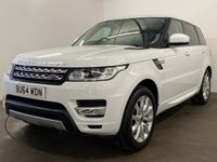 USED 2014 64 LAND ROVER RANGE ROVER SPORT 3.0 SDV6 HSE 5d 288 BHP Spectacular Range Rover Sport extremely well cared for complete service record within Landrover dealership Listers, cam belt replaced within the schedule, panoramic electric sliding  roof, cirrus full leather, in stock and ready for FREE UK DELIVERY , THIS RANGE ROVER IS OUTSTANDING