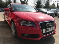 USED 2011 11 AUDI A3 2.0 SPORTBACK TDI S LINE 5d 168 BHP 12 MONTHS MOT HPI CLEAR 2 KEYS