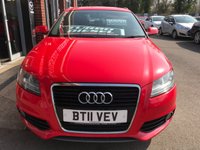 USED 2011 11 AUDI A3 2.0 SPORTBACK TDI S LINE 5d 168 BHP 12 MONTHS MOT HPI CLEAR 2 KEYS